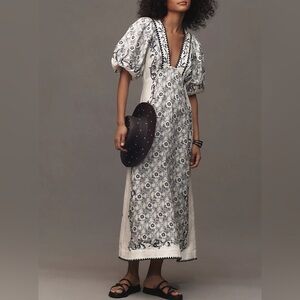 NWOT ALEMAIS Airlie midi dress US Size 6